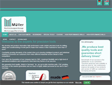 Tablet Screenshot of mueller-sien.de
